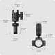 thumbnail image 3 of Soporte para manillar de motocicleta TUSITA Small Base con doble conector, 3 of 7