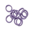 thumbnail image 2 of Minnieouse 20 piezas de banda para el cabello de alta elasticidad, elástica, colorida, estilo pijo, de alta densidad, sin enganches, cuerda para el Accesorio para el cabello Púrpura claro Minnieouse AP010531-09, 2 of 6