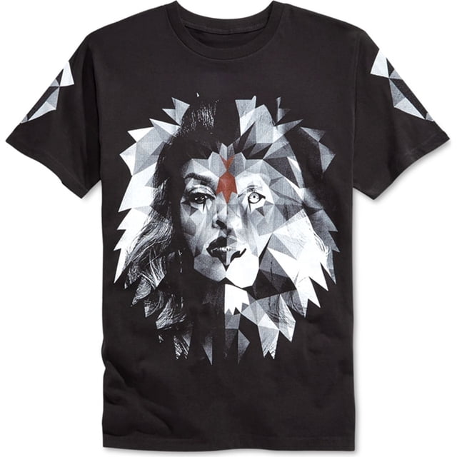 Camiseta Gráfica de Hombre Century Fox Film León Negro Mediana