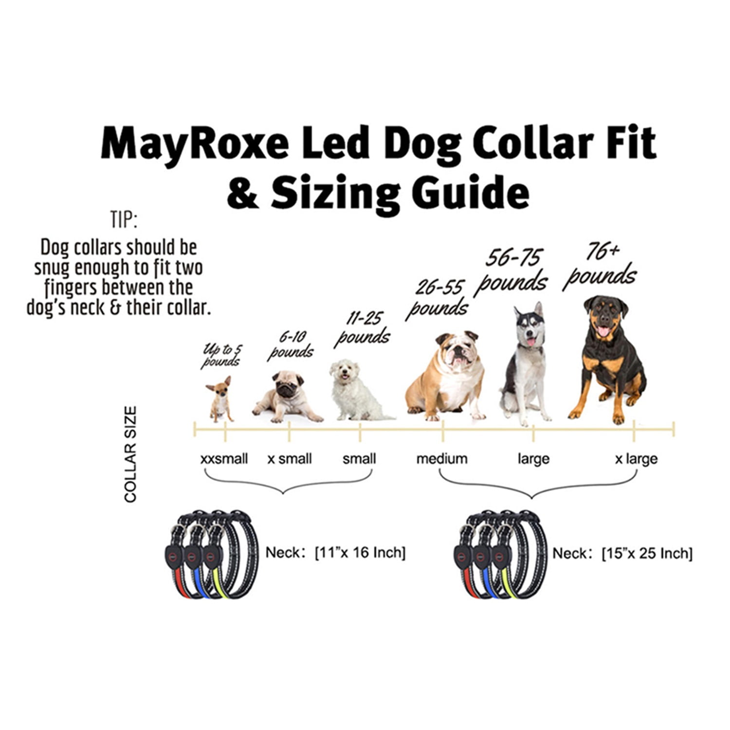 Pefilos LED Light Up Dog Collar - Glow Collar for Pet Night Walking – Rechargeable Dog Necklace– Weatherproof Puppy Collar, L Blue Pefilos LED Light Up Dog Collar - Glow Collar for Pet Night Walking – Rechargeable Dog Necklace– Weatherproof Puppy Collar, L Blue