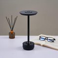 thumbnail image 2 of Cordless I-Shaped Metallic Table Lamp with Touch Sensor, 3 Colors Dimmable Rechargeable Desk Light, 2 of 5
