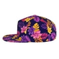 thumbnail image 3 of Easygdp Purple Flower Baseball Cap with Adjustable Flat Suitable for Head Circumference 22.4-23.6 in, 3 of 9