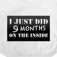 thumbnail image 4 of Inktastic 9 Months on the Inside Boys or Girls Baby Bib, 4 of 4