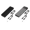 thumbnail image 2 of Bearachild Caja SSD Caja SATA Adaptador HDD Disco duro de doble protocolo Caja de disco Gris Estaciones de acoplamiento para portátiles Gris, 2 of 6
