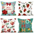 thumbnail image 4 of Funda De Almohada Suave Navideña Funda De Cojín Con Estampado De Dulces Navideños Decoración Para Sofá Del Hogar Funda De Almohada Lumbar, 4 of 4