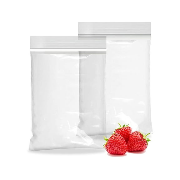 Clear Plastic Reclosable Zipper Bags, 2 Mil Jewelry Bags, 1000 Count, 5 x 7 in