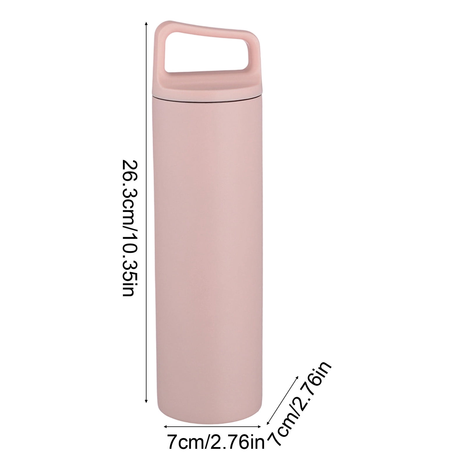 YiJuHui 3pcs Vacuum Insulated Water Bottle, Stainless Steel Wide Mouth Thermos for Hot Cold Beverages, Leakproof Portable Sports Outdoor Hiking Gym 0