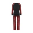 thumbnail image 5 of Qiylii Family Matching Pajamas Set,Christmas Theme Cartoon Elk Pattern Sleepwear, 5 of 9