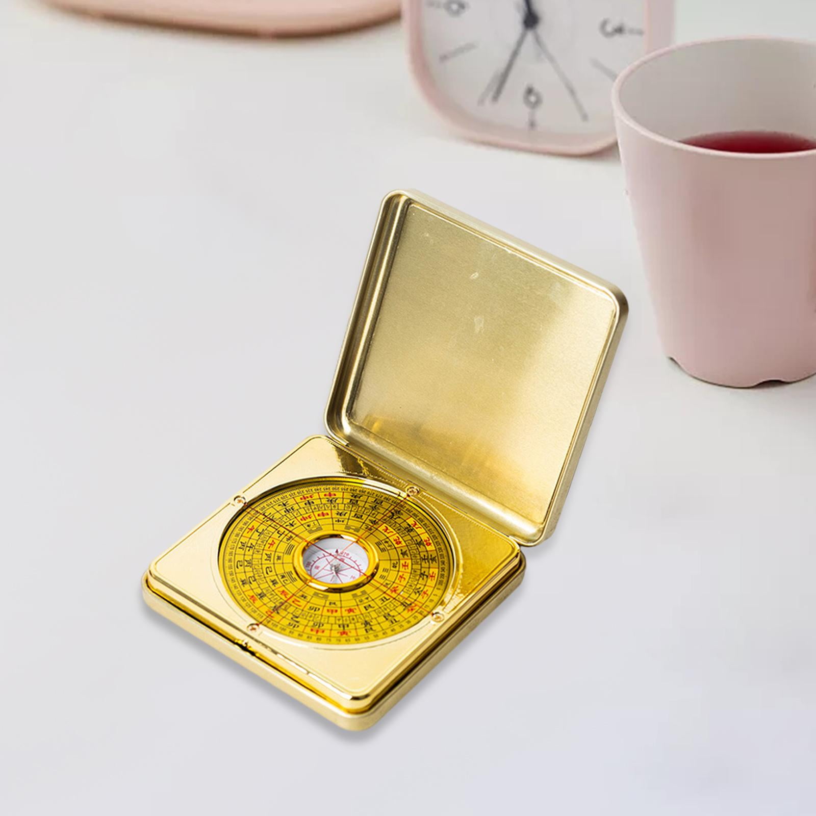 Feng Shui Compass Luo Pan  Phoenix Camping Survival Compass Vintage Ancient Chinese Compass for Outdoor Activities Tool 15cm