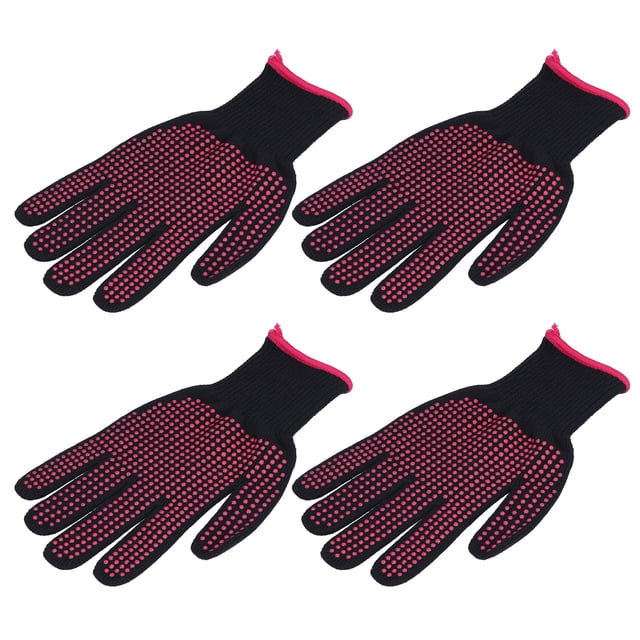 Guantes resistentes al calor guantes de horno guantes de horno guantes de cocina guantes de cocina 4 guantes resistentes al calor mitones anti escaldaduras resistentes a altas ANGGREK Otros