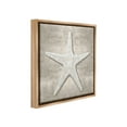 thumbnail image 4 of Stupell Industries Rustic Grey Starfish Nature Painting Brown Floater Framed Canvas Art Print Wall Art, 25 x 25, 4 of 10