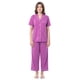 thumbnail image 1 of Conjunto de Pijama Fruit of the Loom para Mujer, Orquídea Radiante, Talla L, 1 of 6