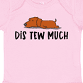 thumbnail image 4 of Inktastic Napping Dis Tew Much Daschund Weiner Dog Brown Boys or Girls Baby Bodysuit, 4 of 5