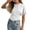2-White, variant on Kids T Shirts Short Sleeve Crew Neck Shirts Ruched 9-10 Years Girls Clothes