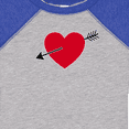 thumbnail image 4 of Inktastic Valentines Day Heart Arrow Boys or Girls Baby Bodysuit, 4 of 5