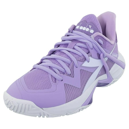 Diadora Women`s B.Icon 2 AG Tennis Shoes Orchid Bloom and White ( 7 )