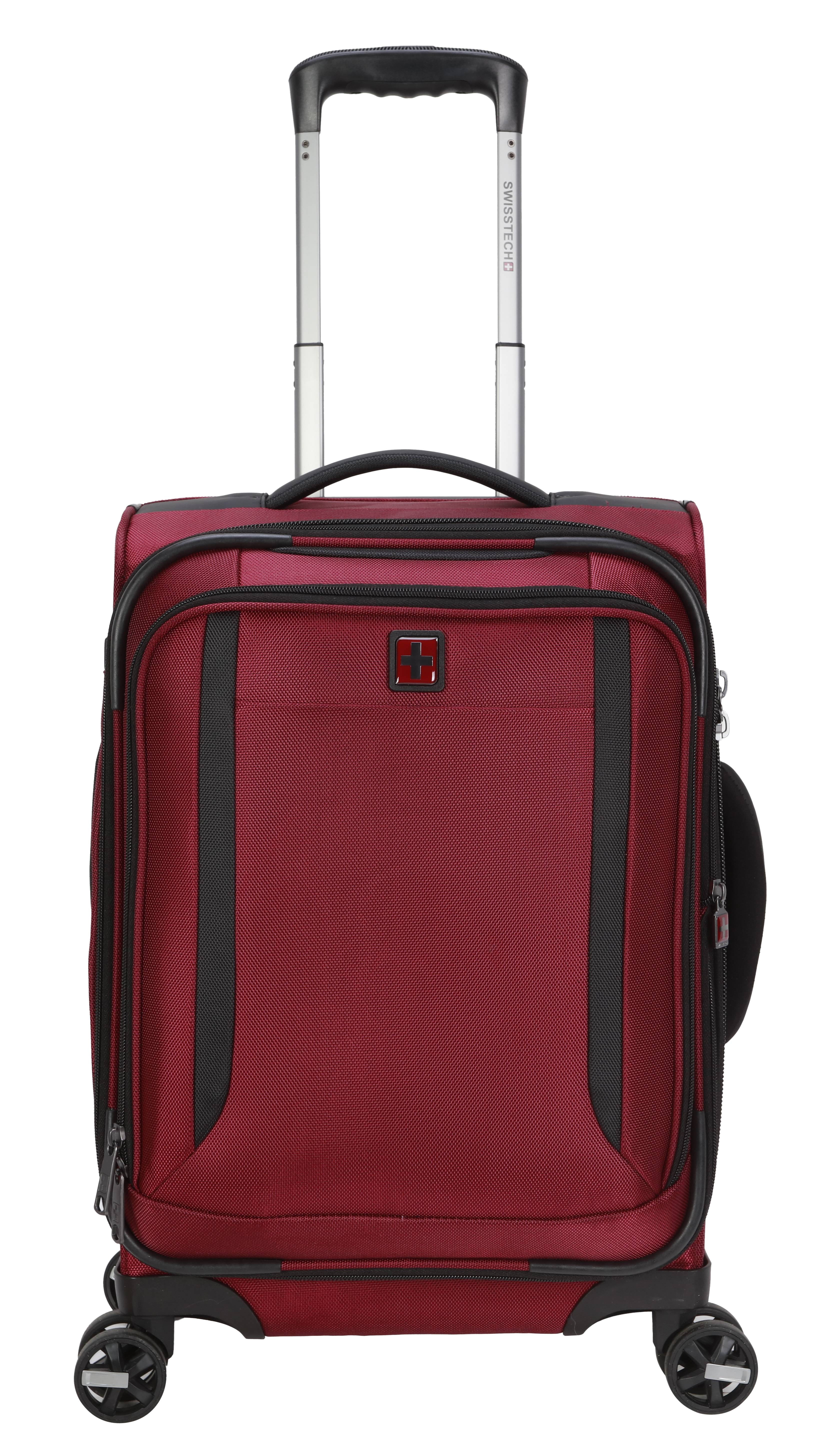Swiss Tech 20" Softside Carryon Luggage, Maroon