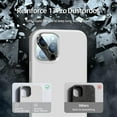 thumbnail image 4 of [5 in 1 for iPhone 13 Pro Case, with 2 Pack Screen Protector + 2 Pack Camera Lens Protector, Liquid Silicone Ultra Slim Shockproof Protective Phone Case [Microfiber Lining] 6.1 (White)…………, 4 of 13