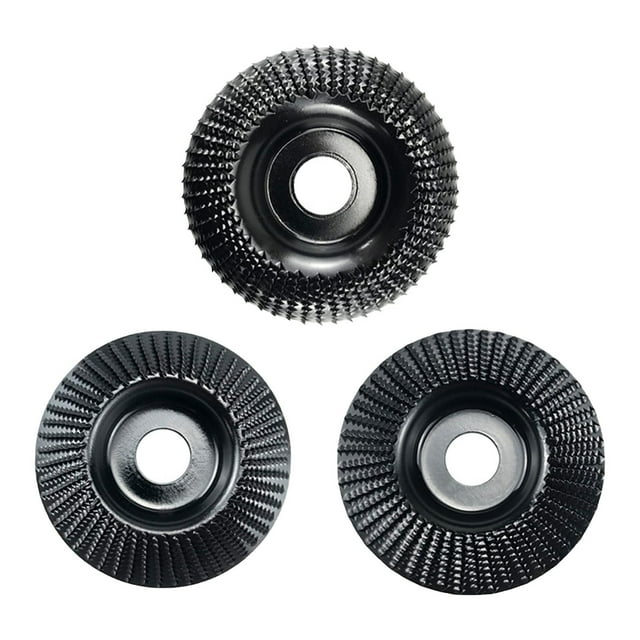 Rueda pulidora de disco de amoladora 3x, disco de tallado de madera con accesorio multiusos plano biselado de arco para mármol de vidrio 125mm