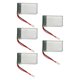 thumbnail image 2 of 5 uds 802540 800mAh RC Drone batería portátil UAV RC batería de respaldo accesorios para SYMA X5C X5C 1 X5 X5SC X5SW M68 K60, 2 of 8