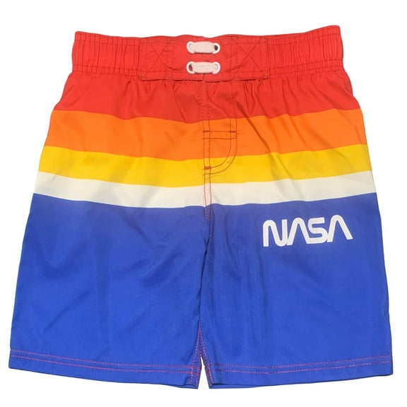 NASA Boys Color Code Swim Trunks, Sizes 4-16