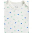thumbnail image 4 of Wonder Nation Organic Cotton Baby Boys Cotton Bodysuit with Long Sleeves, 4-Pack, Sizes 12M-24M, 4 of 5