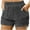 Dark Gray, variant on XuJwPNcy Womens Sweat Shorts Curved Hem Casual Lounge Shorts Workout Athletic Shorts with Pockets