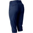 thumbnail image 3 of Alleson Women's Belted Knicker Fastpitch Softball Pant Navy Xl, 3 of 4
