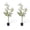 4FT, variant on QinaQin 2 Pack Artificial Jasmine Tree, 4 ft Tall Faux Jasmine Plant with Realistic Leaves and Blooms,Potted Fake Floral Tree for Home Living Room Office Porch Decor