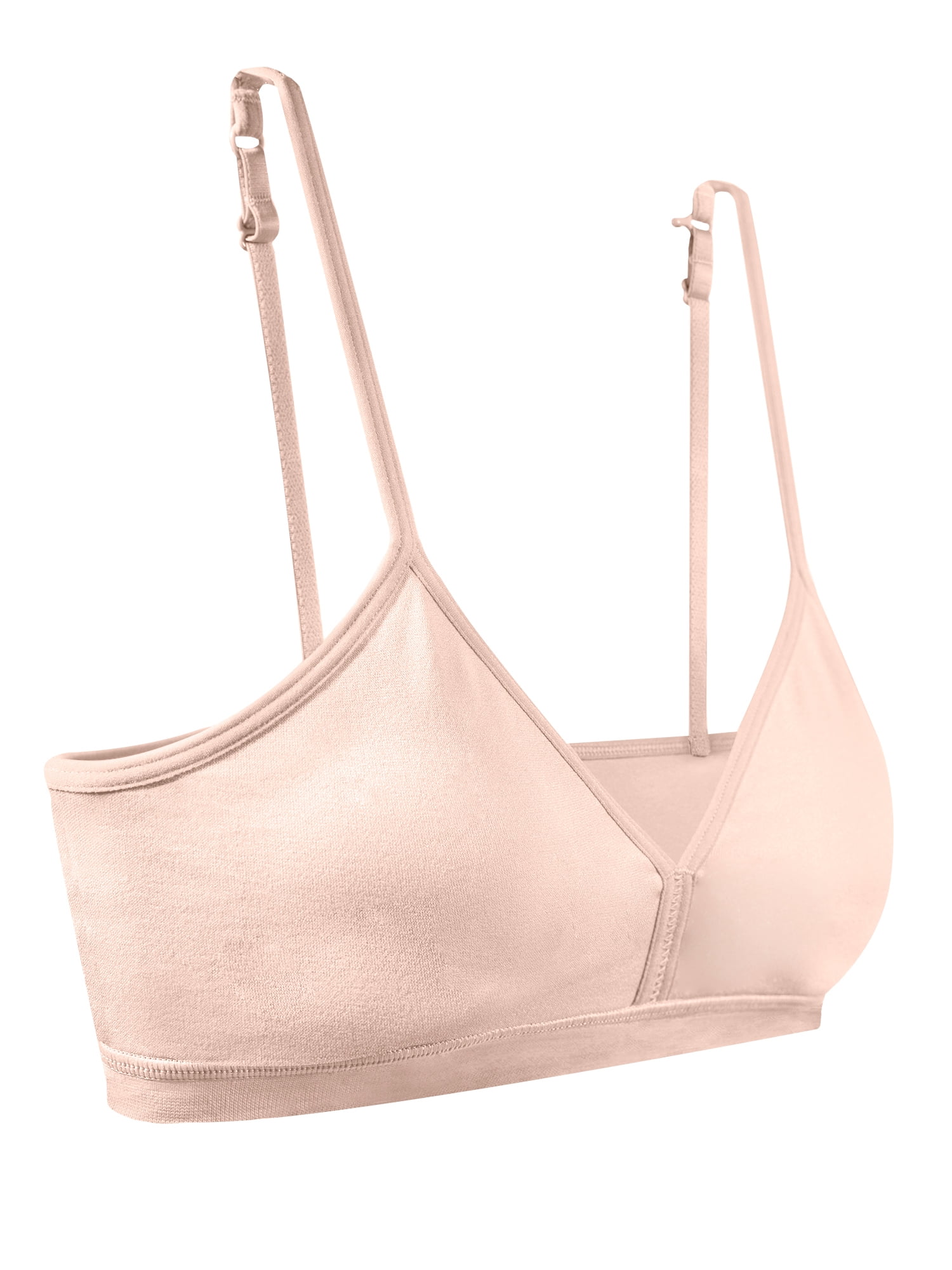 Wonder Nation Girls 4-18 Smooth Bralette, 2 Pack