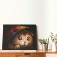 thumbnail image 4 of Balery Animal Cat Pattern Canvas Decorative Picture – 30x40in Premium Wall Art, Modern Canvas Print for Home Decor（Horizontal）, 4 of 6