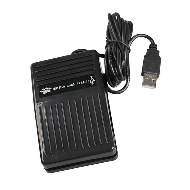 Estbridg One Key USB Single Foot Switch Control Programmable Computer Keyboard Action Pedal for Keyboard Mouse PC Parts