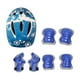 thumbnail image 1 of Kit de 7 cascos de bicicleta para niños, gorro de bicicleta para patinaje sobre ruedas, deportes de patinaje Azul profundo, 1 of 8
