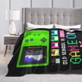 thumbnail image 4 of DouZhe Ultra-Soft Micro Fleece Lightweight Flannel Bed Blanket, Game Console Games Start Print Cozy Warm Throw Blankets, 40"x30", 4 of 7