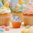 thumbnail image 6 of Sruoe Easter Glow-in-the-Dark Chick Figurines, Mini Chick Statues for Easter Egg Stuffers, Easter Basket Fillers, Garden Decor, Spring Home Decor and Party Favors, 6 of 6