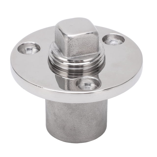 BOROCO 50mm Barco Garboard Tapón de Drenaje Acero Inoxidable Espejo Polaco Resistente a los Rayos UV Accesorios Marinos