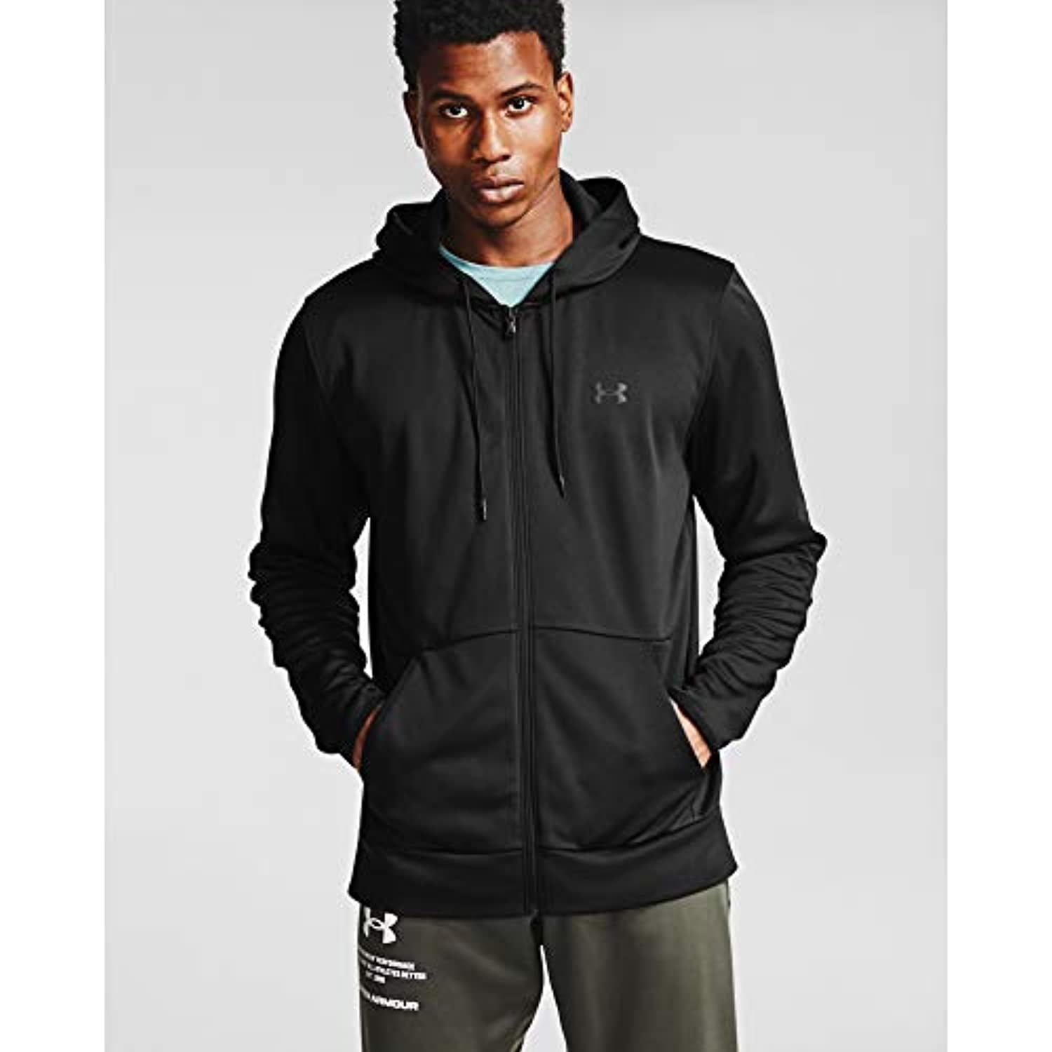under armour fleece full zip hoodie
