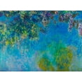 thumbnail image 2 of Monet, Claude 18x15 Black Ornate Wood Framed with Double Matting Museum Art Print Titled - Wisteria, 2 of 4