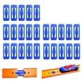 thumbnail image 1 of [Conectores de pista] Conectores K TOMOTO Racetrack Hot Wheels x25 azules, 1 of 6
