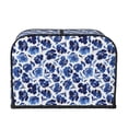 thumbnail image 2 of Lsque Blue Roses Print 4 Slice Toaster Cover , Kitchen Appliance Dustproof Protector , Toaster Protector Dustproof Kitchen Appliance Cover, 2 of 7
