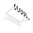 thumbnail image 3 of ziyahi Support de Valise Pliant Support de Valise Multifonction Robuste avec Sangles en Nylon Brun Blanc 68x45x55cm, 3 of 6