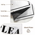 thumbnail image 6 of 5'x8' Area Rugs, White Letter Indoor Outdoor Area Rug for Living Room Bedroom, Modern Minimalist White Text Striped Washable Bathroom Rugs Kitchen Floor Carpet Mats Home Decor Aesthetic, 6 of 8