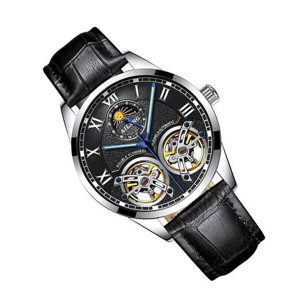Reloj Mecánico Sonducket de acero inoxidable para hombre analógico Vintage ajustable
