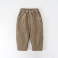 thumbnail image 5 of OJSFQUFP Boys Pants Winter Thick Warm Sports Pants Loose Casual Pants Kids Pants Stretch, 5 of 6