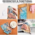 thumbnail image 7 of Kitchen Towels Watercolor Beach Starfish Pattern Cleaning Towel Absorbent Hand Towels Tea Towels for Home Restaurant Dish Clean 28" x 18", 6PCS, 7 of 7