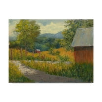 Trademark Fine Art 'Kentucky Hill Farm' Canvas Art by Mary Jean Weber
