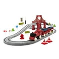 thumbnail image 2 of Juego de 44 trenes eléctricos para niños pequeños. Rojo, 2 of 9