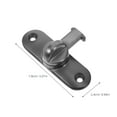 thumbnail image 2 of AURARMLET 1 Set Grey Barn Door Lock Latch For Farm Gates And More, 2 of 8