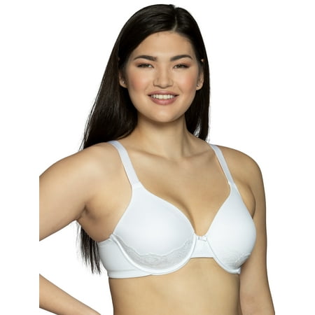 Vanity Fair Lingerie Women s Beauty Back Full-Figure Smoothing Underwire Bra with Lace  Style 76382