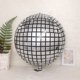 thumbnail image 1 of Globo de película de aluminio color 22 pulgadas 4D bola de papel de aluminio tridimensional gradiente globo de discoteca decoración de fiesta de cumpleaños redondo, 1 of 6